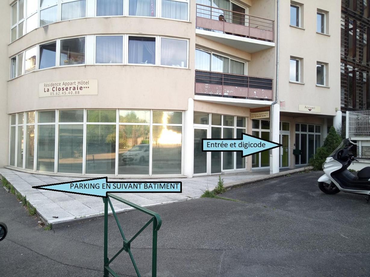 Agreable Studio Familial A Lourdes, Proche Gare Bagian luar foto
